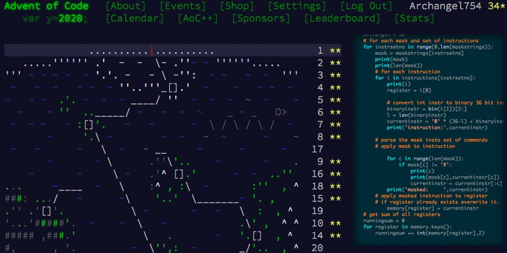 Advent of Code Programming Contest